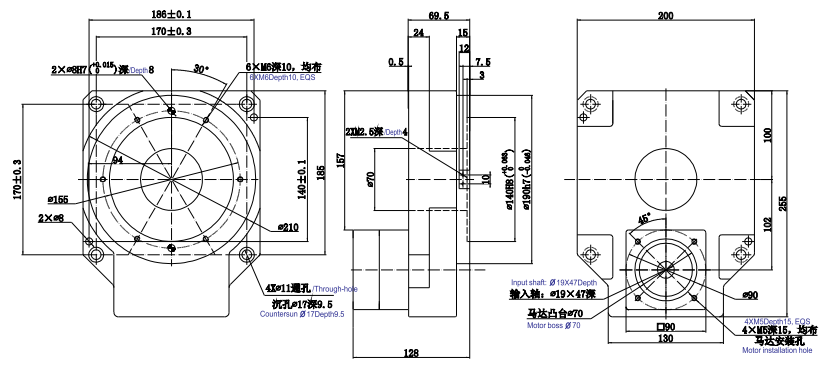 HC中空旋转盘减速机